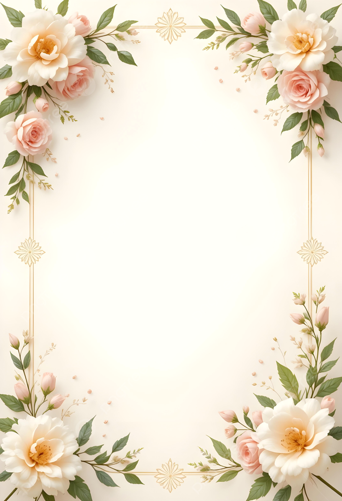 Free Floral Wedding Invitation Wallpaper