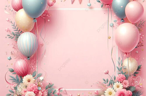 POP of Joy: Free Happy Birthday Backgrounds with Balloons & Flowers
