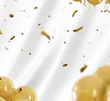 Golden 3D Balloon Backgrounds: Download Now (Free)