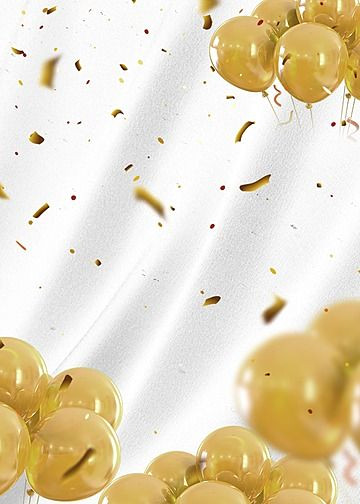 Golden 3D Balloon Backgrounds: Download Now (Free)