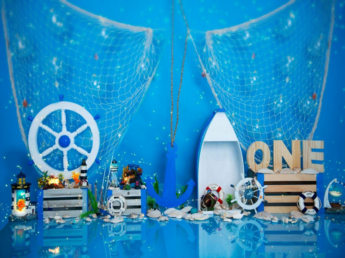 Splish Splash Birthday Backdrop