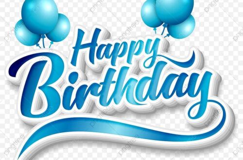 Luxury Blue Birthday Explosion