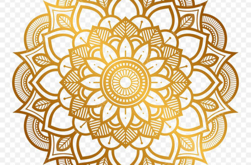 Free Floral Mandala Patterns in Gold for Elegant Invitations
