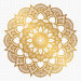 Free Floral Mandala Patterns in Gold for Elegant Invitations