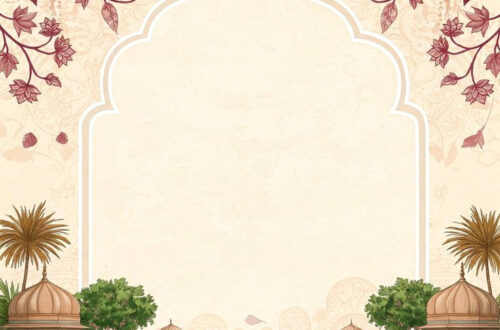 Royal Wedding Invitation Illustration