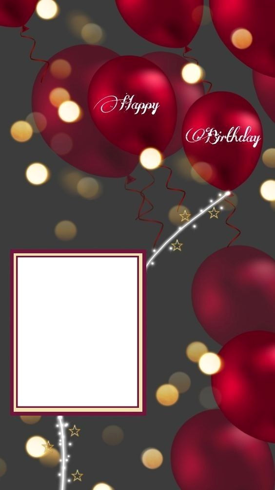 Vibrant Birthday Collage Ideas With Colorful Balloons