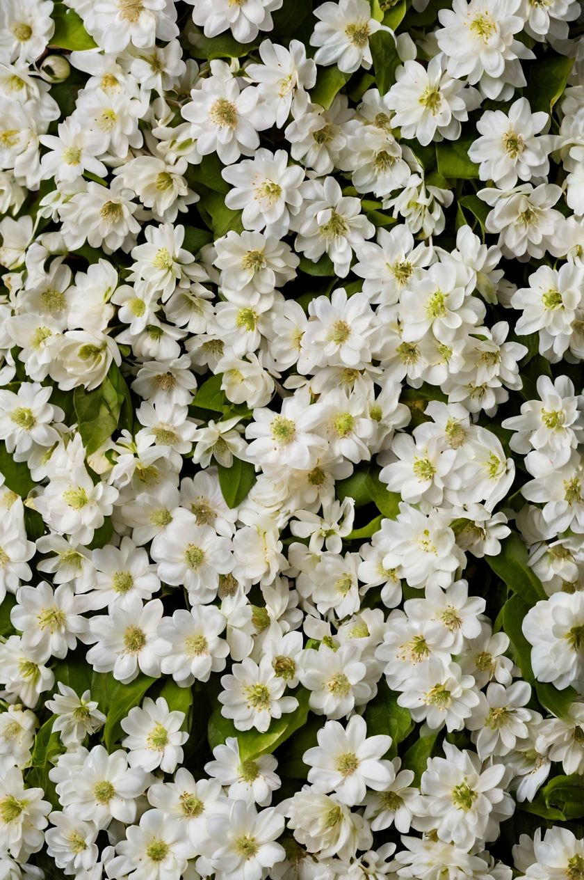 Elegant White Floral Backdrops