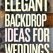 20 Epic Indoor Wedding Backdrops That Steal the Show 20 Epic Indoor Wedding Backdrops That Steal the Show