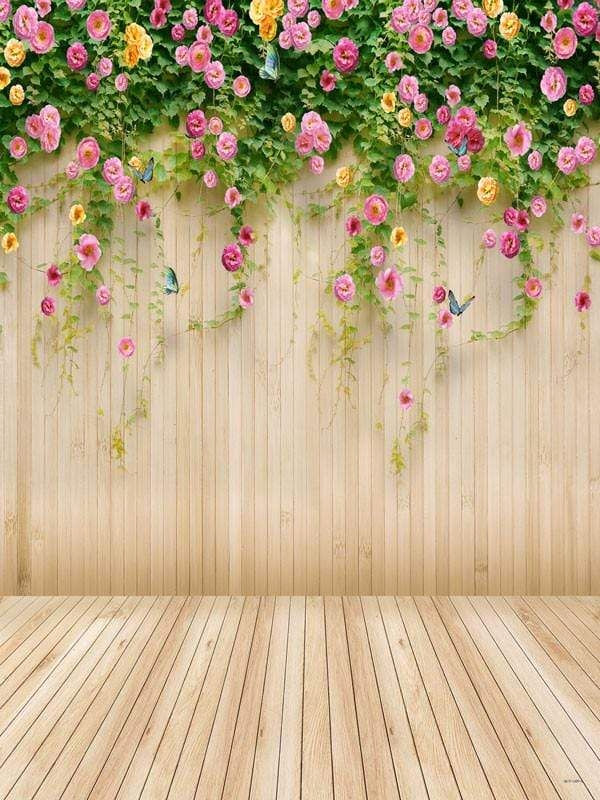 Ultimate Wooden Floral Backdrop for Epic Photo Shoots