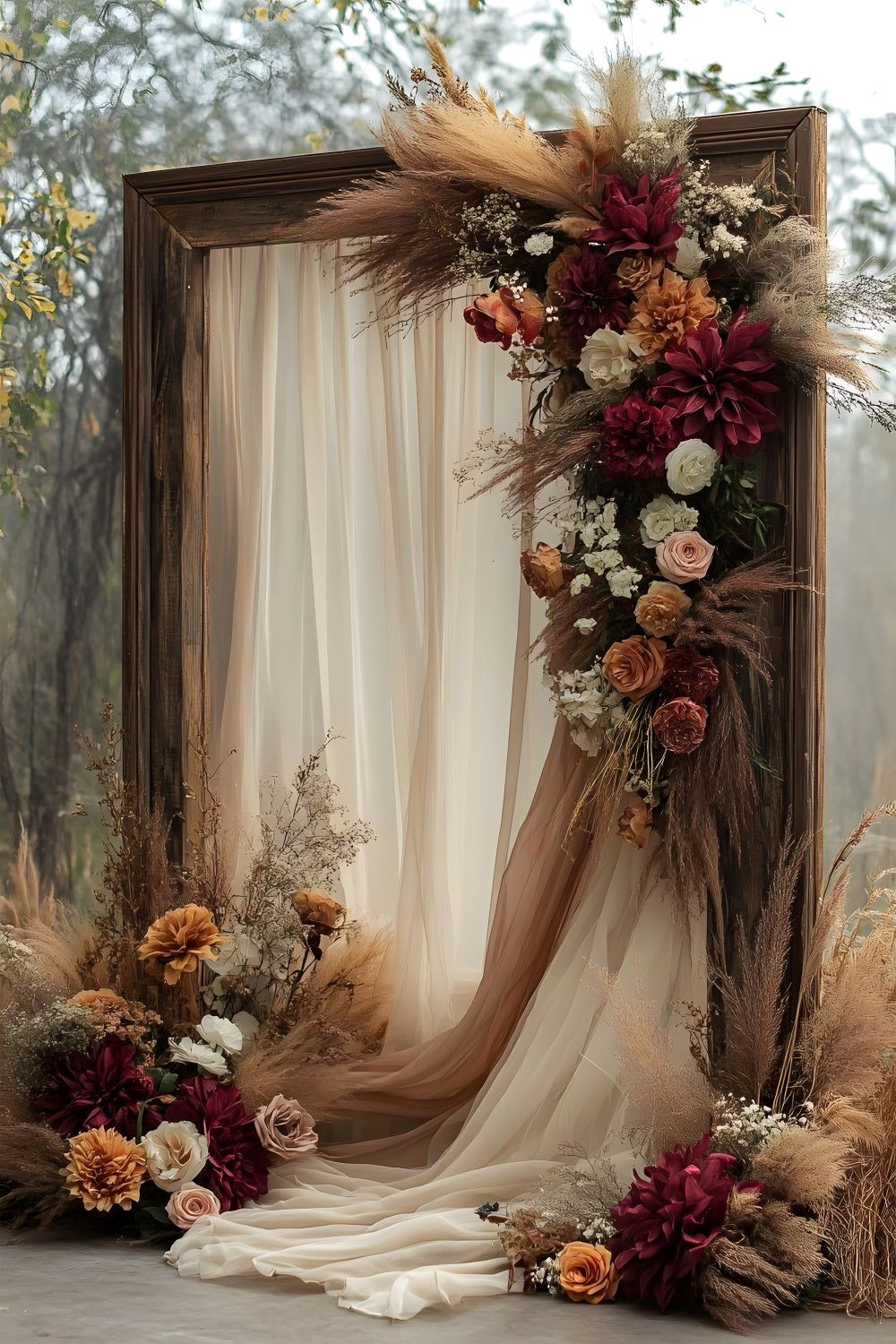 Ethereal Boho Wedding Backdrop