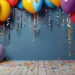 Bright Birthday Backdrops: Free Download of Festive Balloons and Confetti