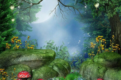 Mushroom Magic: Whimsical Backdrops for Baby Photos