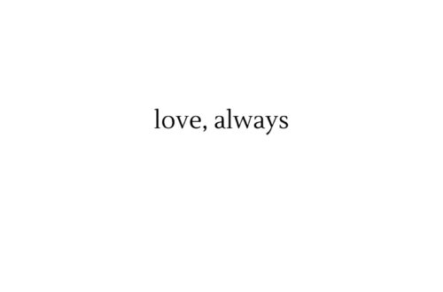 Love Always: Minimalist Poster Quote Love Always: Minimalist Poster Quote