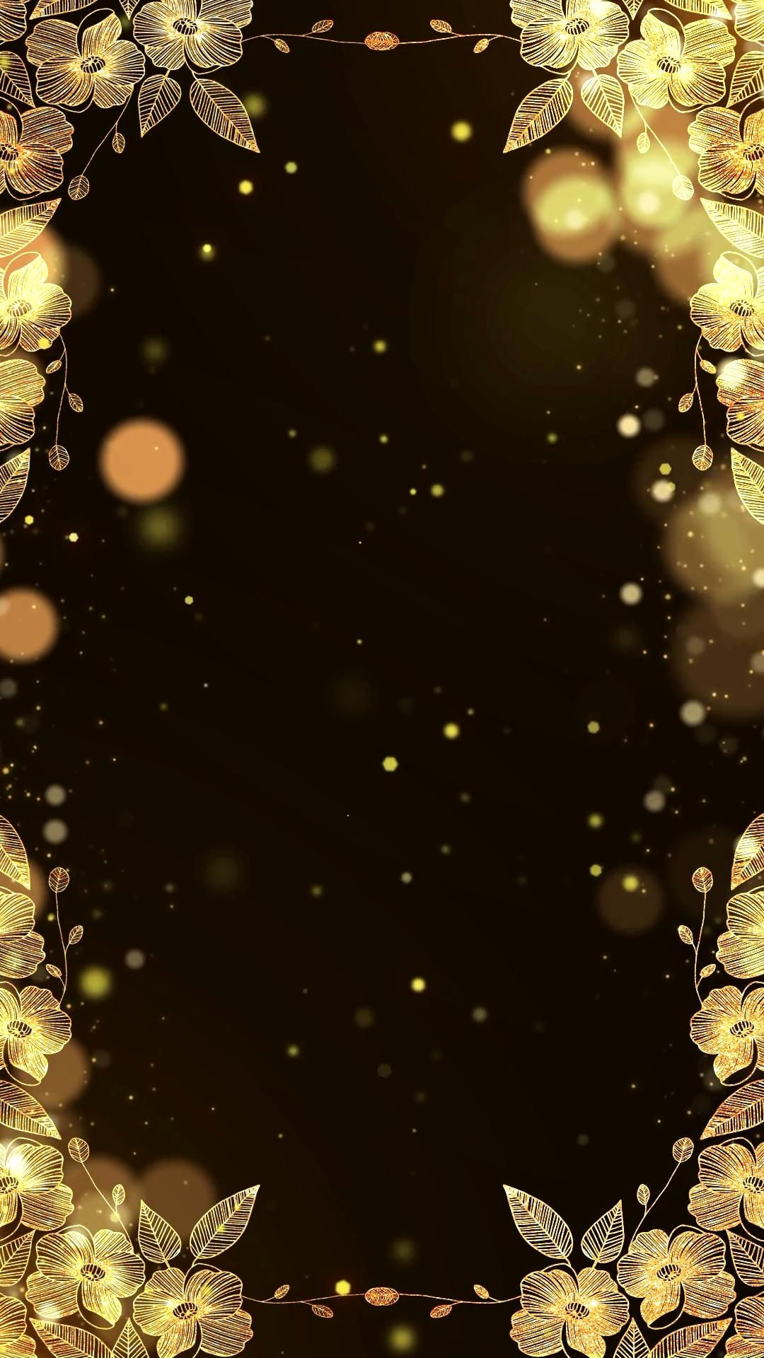 Golden Glow Live Wallpaper for Your Phone