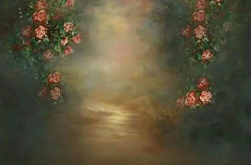 Bold Red Rose Backdrop: Get Custom Size Now