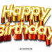 Gold Birthday Text PNG Images for Your Celebration