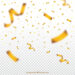 Bright Gold Confetti Backgrounds