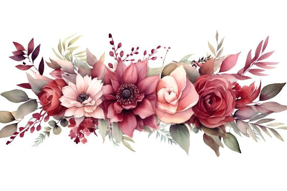 Vibrant Floral Watercolor Background