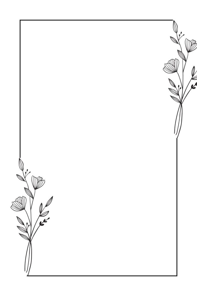 Free Printable Aesthetic Frames for a Beautiful Home Decor