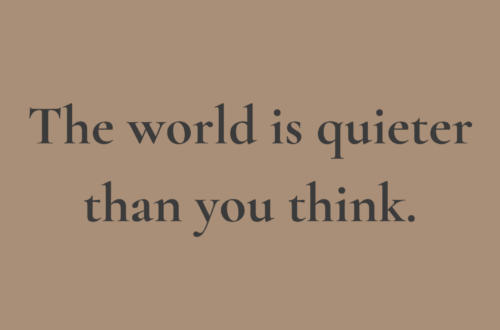 Surprise: The World is Surprisingly Quiet