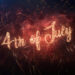 Bursting with Magic: 4th of July Fireworks Typography