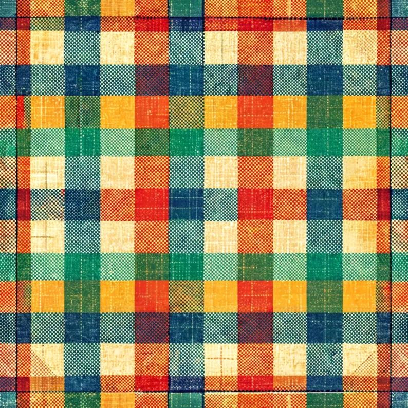 Retro ’70s Floral Digital Paper Pack