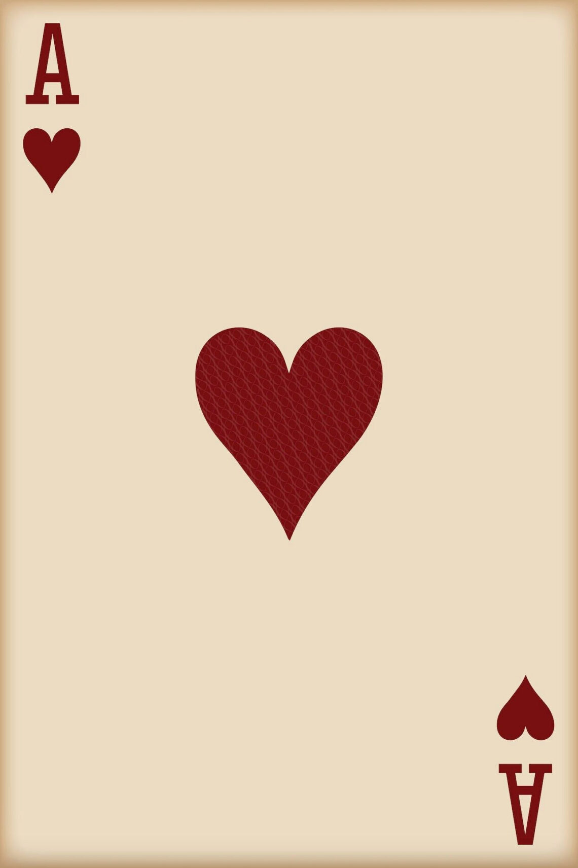 Elevate Your Man Cave: Ace of Hearts Card Art