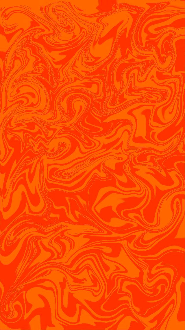 Warm Up Your Walls with Orange Swirl Wallpaper