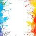 Vibrant Droplet Effect Backgrounds for Artistic & Party Frames