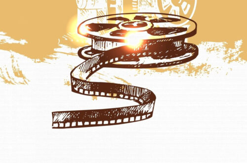 Retro Glam Film Camera Wallpaper