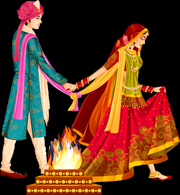 Download Free Indian Wedding Couple Vector Designs