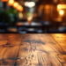 Wooden Tabletop Magic: Elevate Your Restaurant Ambiance with Vertical Wallpaper