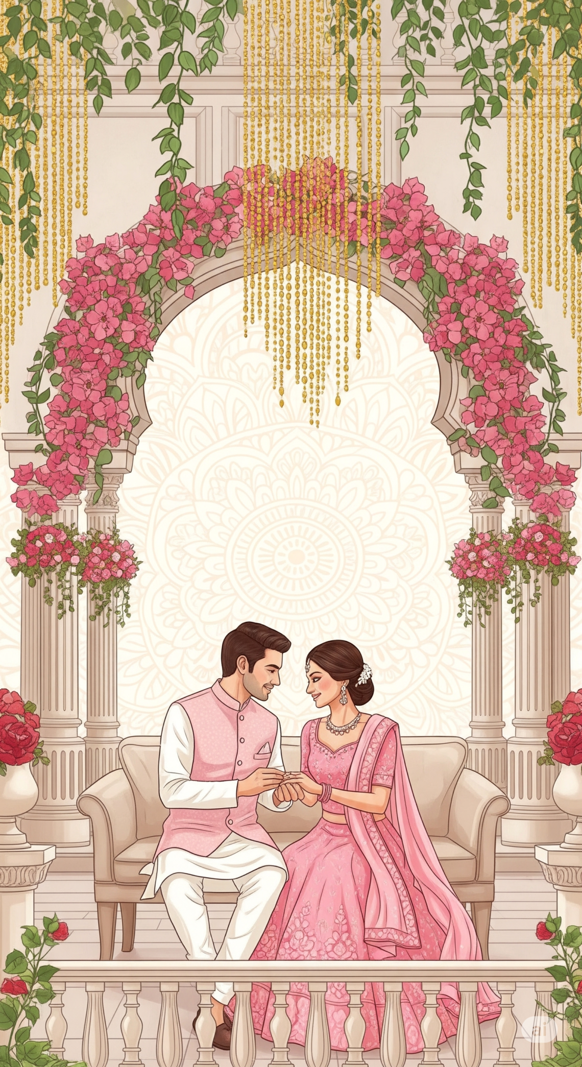 Beautiful Ring Ceremony Backdrops to Steal the Show