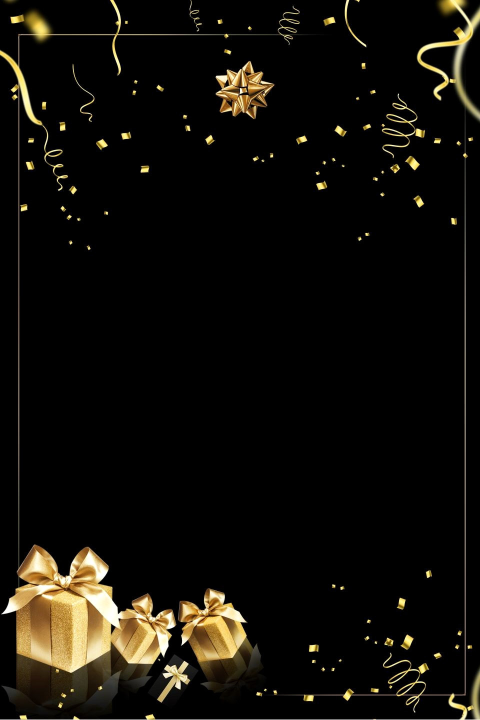 Golden Golden Invitation Wallpaper (Free Download)