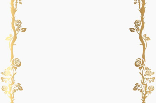 Golden French Flair Border Clipart Free Download