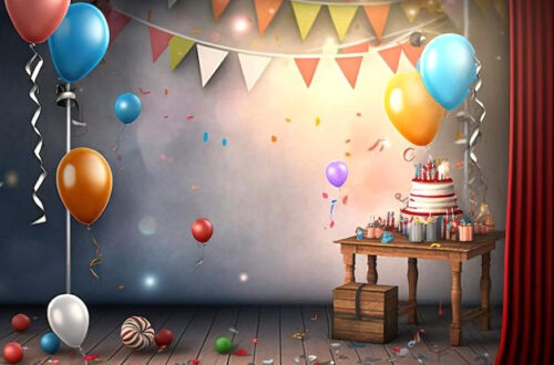 Balloons, Color & Joy: Unique Birthday Party Backgrounds Balloons, Color & Joy: Unique Birthday Party Backgrounds