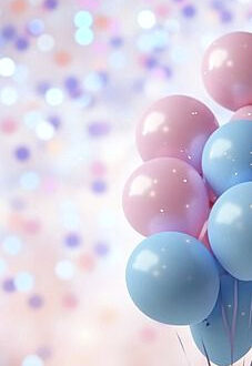 Colorful Birthday Backdrops: Free Flag and Balloon Wallpapers