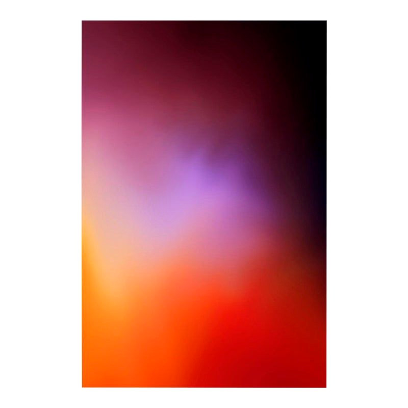 Vibrant Abstract Art in Matte Plexiglas: Bleed #202391
