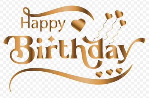 Free Golden Birthday Party Assets: PNG & Vector Downloads