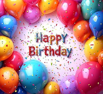 Balloons, Flowers, and Fun: 50+ Free Happy Birthday Backgrounds