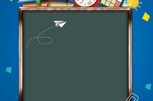 Download Free Blue Background Posters for School Season