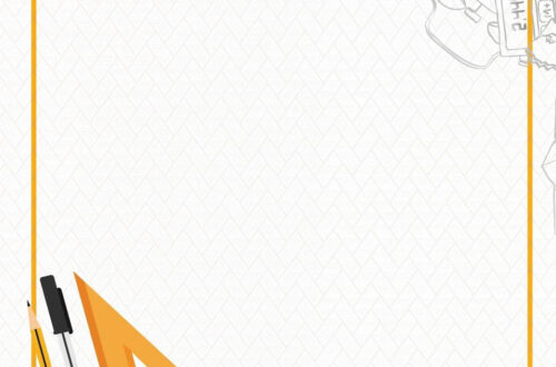 ‘Free Printable School Pencil Art Backgrounds For Kids & Classrooms’