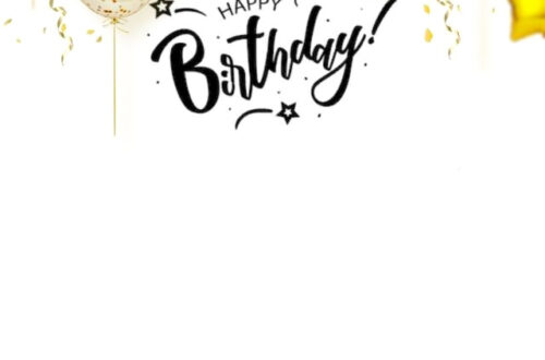 Happy Birthday Wishes in a Golden Glow