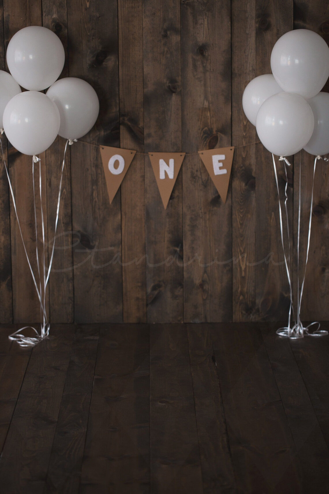 Wooden Wonder 1st Birthday Backdrop