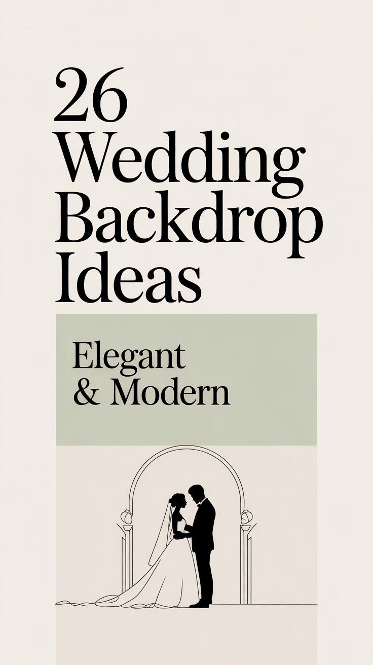 20+ Stunning Wedding Backdrops to Wow Your Guests