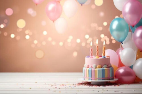 Birthday Backdrops with AI Style