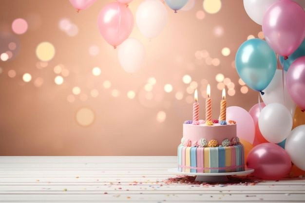 Birthday Backdrops with AI Style