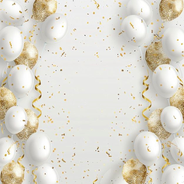 Golden Balloon Explosion