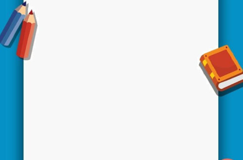 Free Winter Vacation Cartoon Tutoring Backdrops