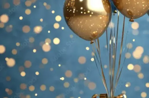 Golden Balloons, Gift, & Glam: Party Decor Inspiration